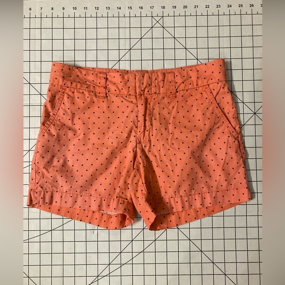 Tommy Hilfiger Women’s Size 2 Coral/Blue Polka Dot Shorts